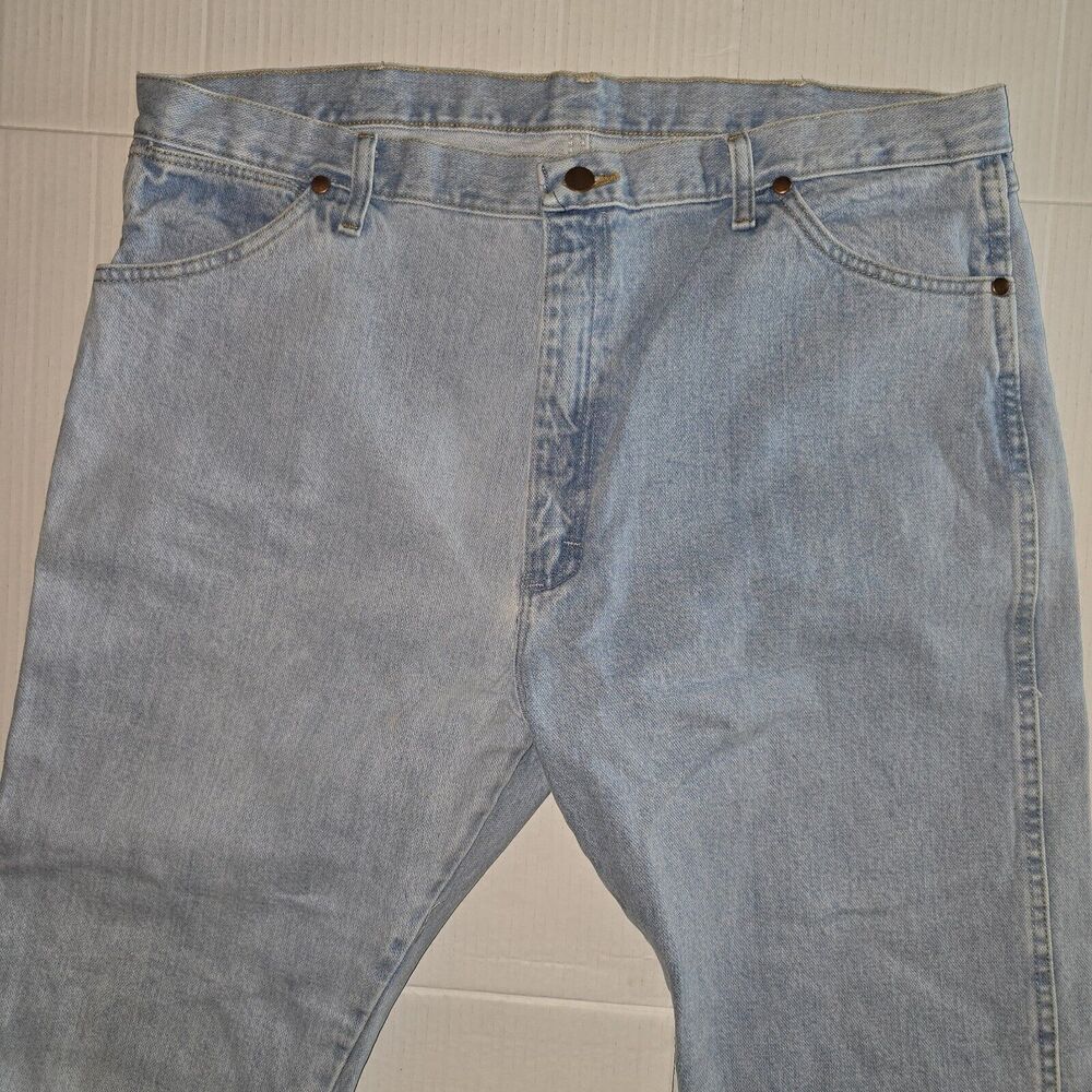 Wrangler Jeans Mens 40x30 Light Blue 13MWZGH Original Fit Made in USA
